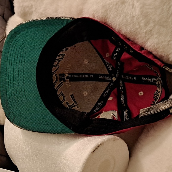 Mitchell & Ness Vintage 90's Atlanta Falcons RSVP Gallery Snakeskin Snapback Hat - Picture 13 of 16